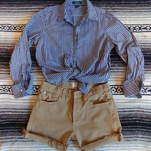 Levis Size 30 cutoffs and a Ralph Lauren shirt